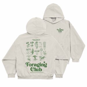 Foraging Club - Signature Oversized Hoodie Stone