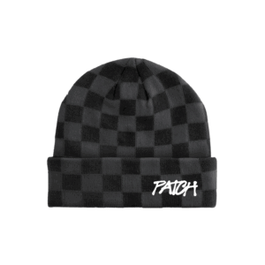 Patch Checkerboard Beanie