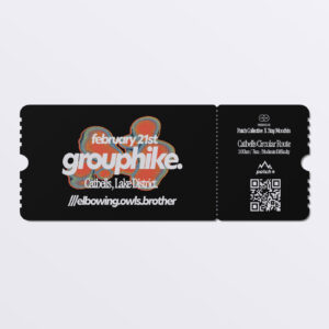 Group Hike Ticket / Patch X Stay Moochin
